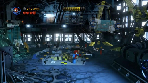 Like in previous Lego games, collecting enough studs rewards you with an additional golden brick at the end of a level. 