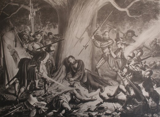 "The murder of Zwingli", by Karl Jauslin (1842–1904)
