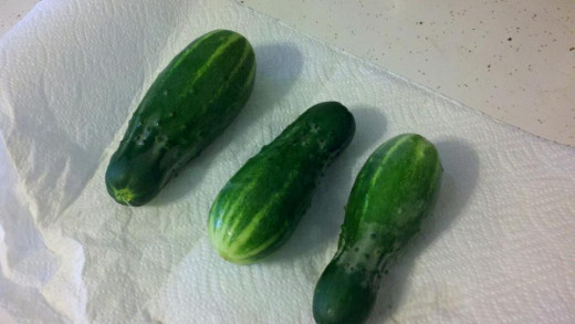 Cucumbers from my garden