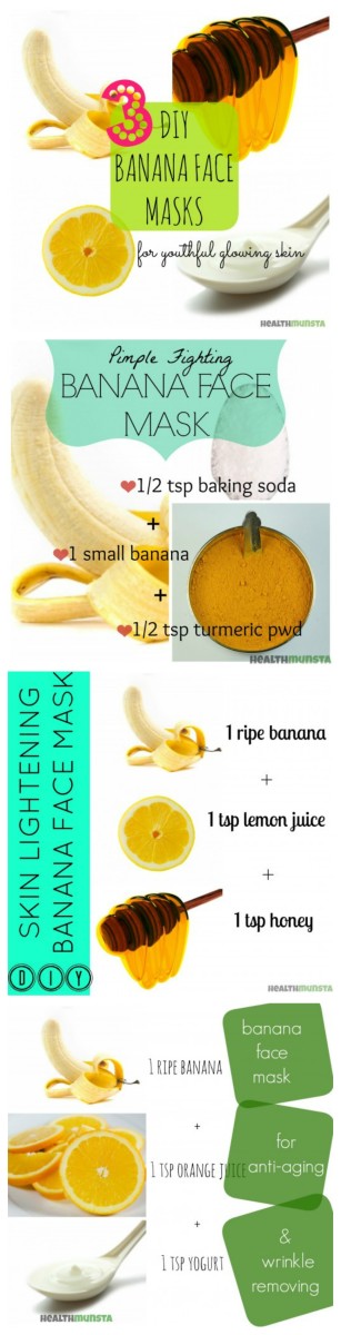 top 5 benefits of banana for skin and face mask recipe