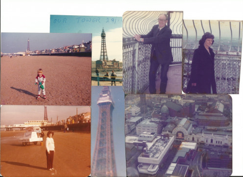Photos from my family album. Top left will be over 25 years old. Ones on the right may be from late seventies/ early eighties and were taken at the top of the tower. View of Winter Gardens taken from top of tower.