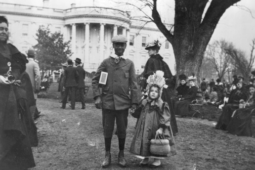 The Easter Egg Roll apparrently dates back to 1878 at the White House