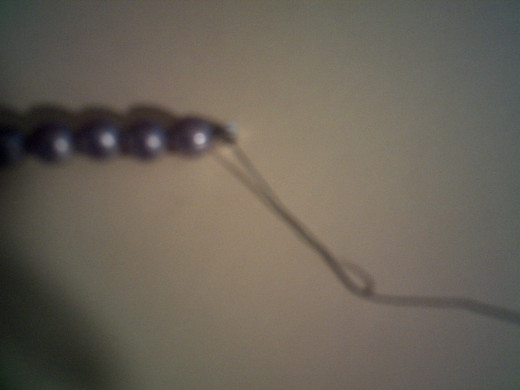 Beginning the Beadwork