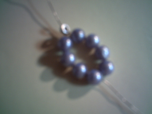 First finished bead loop.
