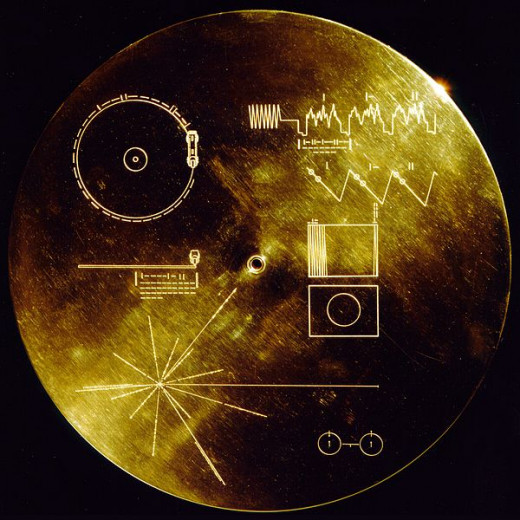  Both Voyager 1 & II are carrying a phonograph record - a 12-inch gold-plated copper disk containing sounds and images selected to portray the diversity of life and culture on Earth