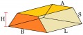volume of trapezium prism