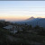 Dawn breaks at the start of the climb. Dawn breaks at the start of the climb.