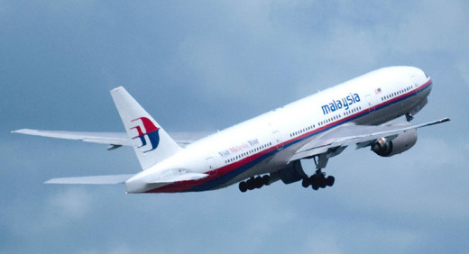 A Malaysian Airlines Boeing 777-200ER - a similar model to the missing plane.  