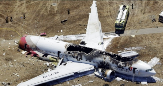 The Asiana Airlines Plane Crash in July 2013. 