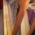 This is an example of the Irish harp, a truly beautiful instrument with a magical quality. 