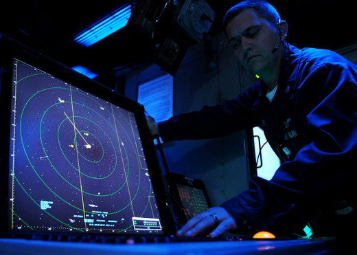 Military radar detected an aircraft changing direction, around the same time that contact with MH370 was lost.  