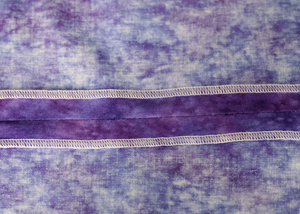 View of seam on wrong side (inside garment) View of seam on wrong side (inside garment)