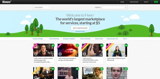 Fiverr - The world's largest marketplace for services, starting at $5.