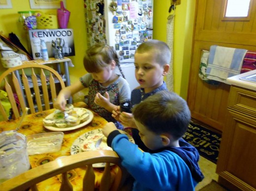 Busy cooking !!!