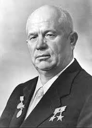 Former USSR Premier, Nikita S Khruschev, whose decision to merge Crimea with the Ukraine in 1954 has resulted in major ramifications for people living in the region and for East-West relations today.   