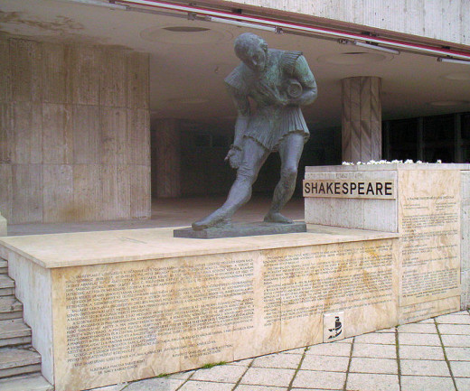 William Shakespeare Statue in Budapest, Hungary