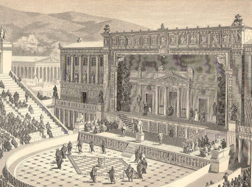Sketch of the Theater of Dionysus