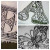 Getting ready to transfer and paint doodle art. Getting ready to transfer and paint doodle art.