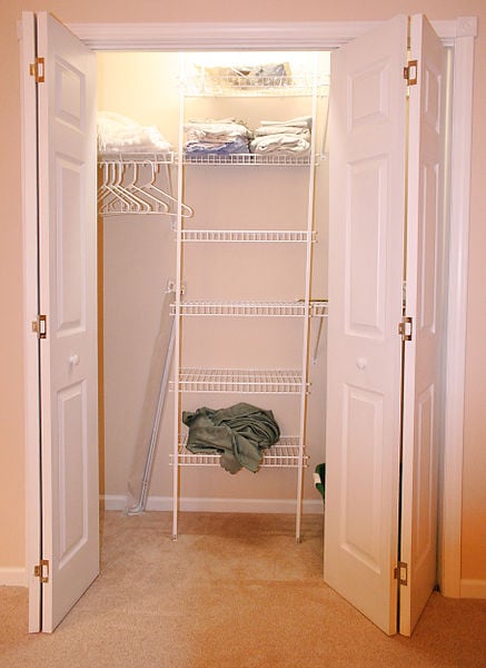 An empty closet is the blank slate for your style.