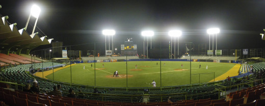 Estadio HIram Bithorn, site of several MLB games, both as a neutral site and the temporary co-home park of the Montreal Expos.