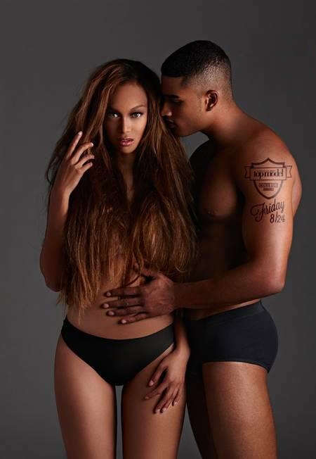 Rob Evans & Tyra Banks