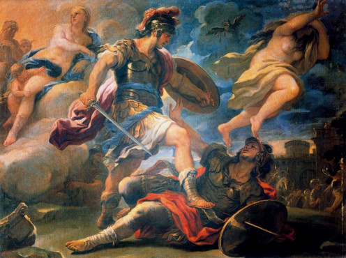 Aeneas Kills Turnus