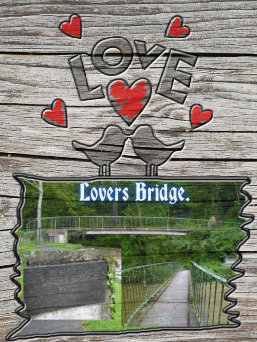 Lovers Bridge in Aberaeron the seaside town where I grew up.