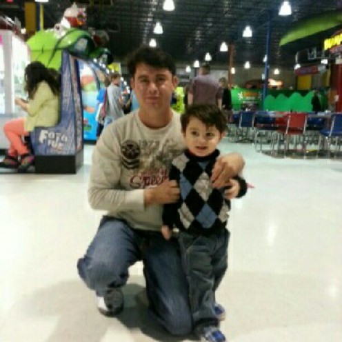 Husband and son