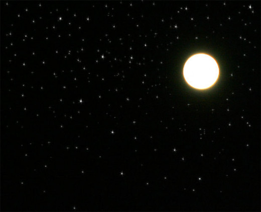 Faith and Sarah gazed at the stars