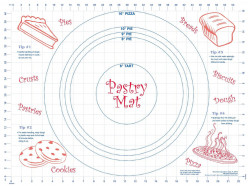 Pastry Mat With Measurements - Easy To Use Large Silicone Pastry Rolling Mat