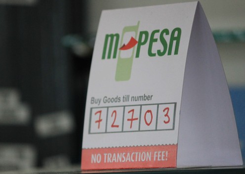 An Mpesa mobile money payment till
