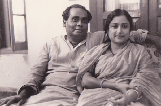 George da with Kanika Badyopadhyay in 1961