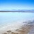 Salt and other minerals are evaporated out of the water. Algae and crustaceans live in the waters of the lake.