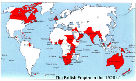 The British Empire in 1920.