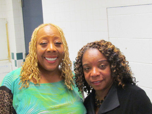 Patty Jackson, of the very popular WDAS FM, served as one of the announcers for the artists. I took the opportunity to interview her backstage concerning her words of wisdom.
