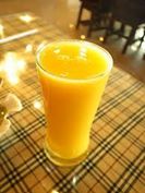 A Glass of Fresh Mango Juice