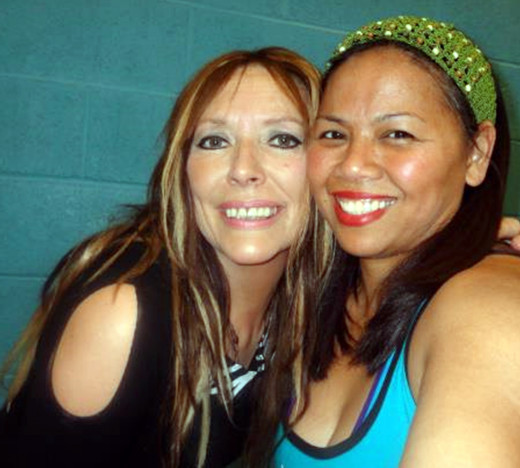 This is me (on the left) with my sister-in-law, Liza.