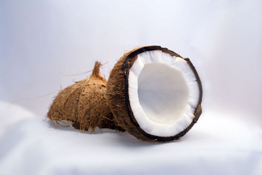  Coconut, broken into halves