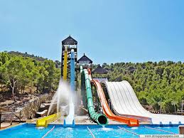 Water slides at Aqualandia