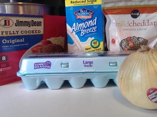 here are the main ingredients you will need for your breakfast bowl!