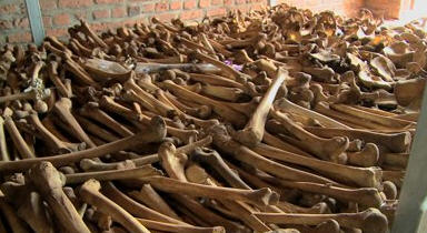 Rwanda remains, not Hitler's genocide