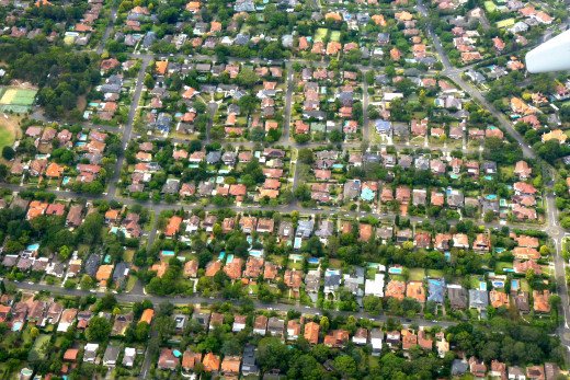 Homes in the North Sydney area.