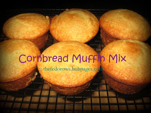 Sweet and yummy.  Homemade cornbread muffins are perfect with a bowl of chili!