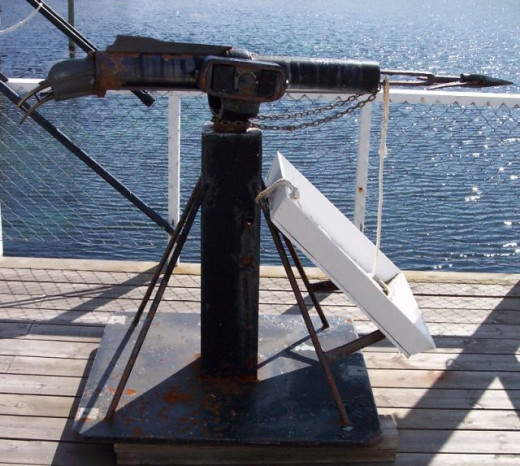Harpoon gun used for whaling