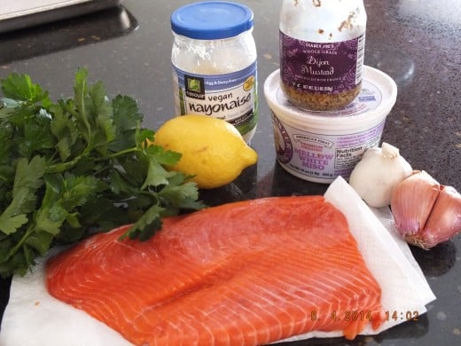 Gathering the ingredients.