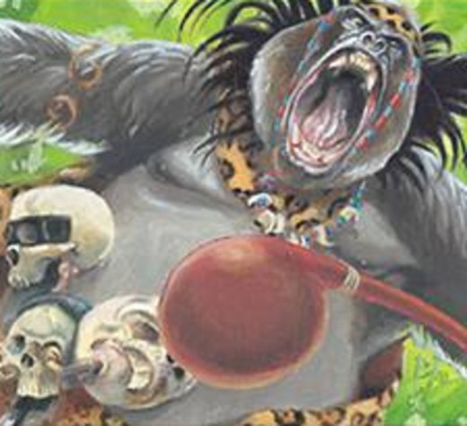 Gorillas are unsubtle and powerful
