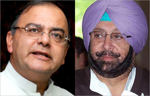 Battle between Congress Amarinmder, former Chief Minister of Punjab and BJP Arun Jaitly