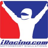 The official logo of iRacing, look familiar to other famous logos