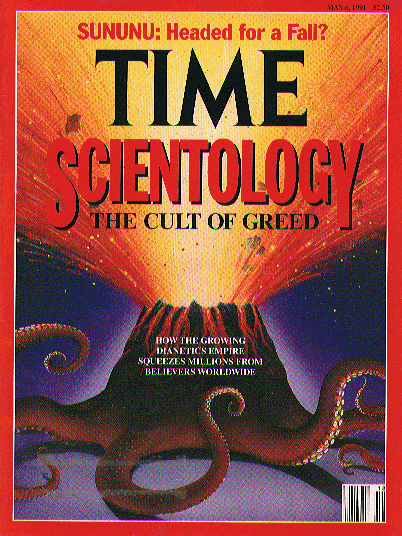 Time Magazine's May '91 Cover "Scientology: The Cult of Greed"