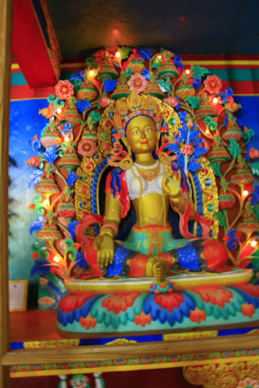 Idol Inside the Monastery